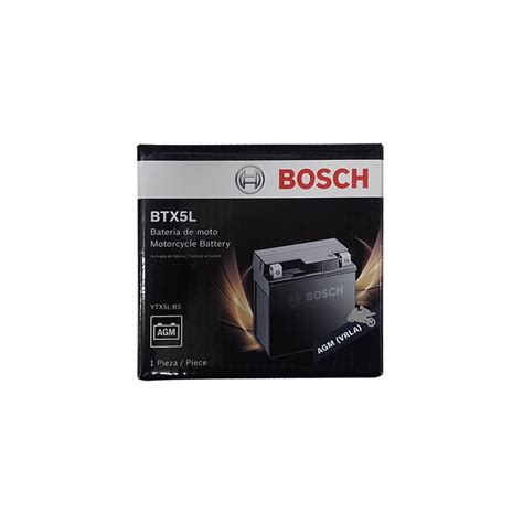 Batería Bosch BTX5LB (YTX5L-BS) - Aspen | Motos y Repuestos