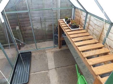 Diy Greenhouse Shelves Greenhouse Shelving Google Search Building Greenhouse She...#building # ...