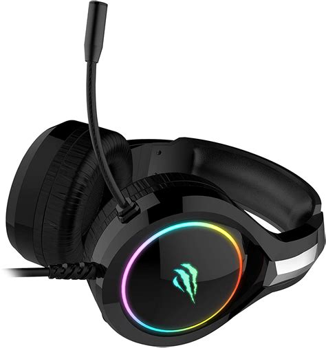 Fone De Ouvido Headset Gamer Havit H2232d LED RGB USB P2 3 5mm The