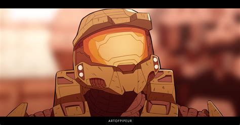 Master Chief Cartoon