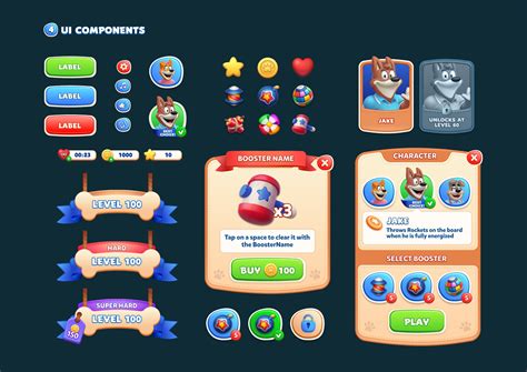 puzzle game uiux design case behance