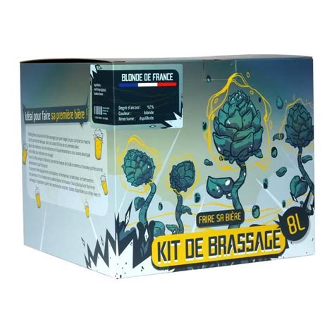 Kit De Brassage Biere Coffret De Brassage Biere Rolling Beers Kit Blonde De France La