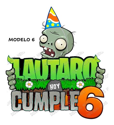 Plantas Vs Zombies Logo Personalizado Imprimible Digital 75 00 Artofit