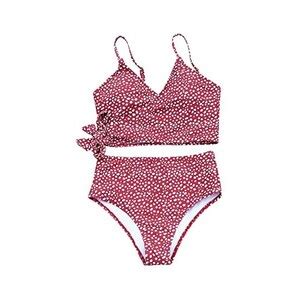 Dwevkeful Costumi Da Piscina Donna Brasiliana Swimwear Due Pezzi Bikini Triangolo Imbottito