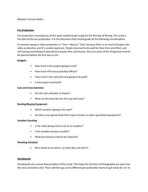 Module 11 Lecture Notes - Module 11 Lecture Notes Aesthetics Aesthetics ...