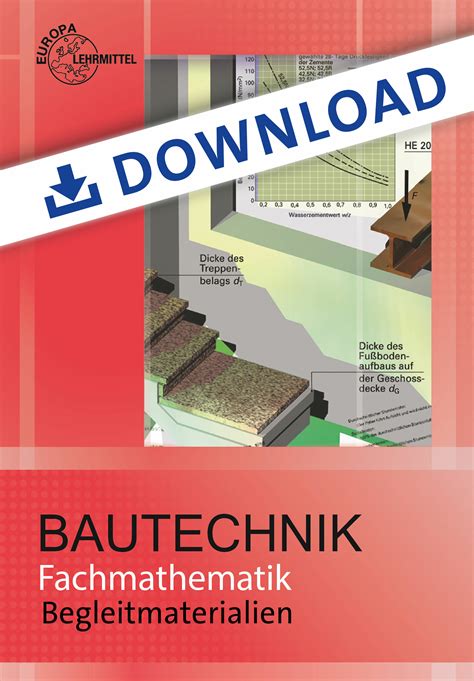 Bautechnik Lehren Erlernen Verlag Europa Lehrmittel