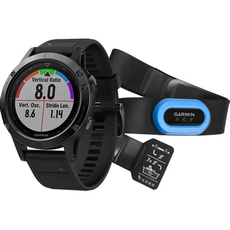 Garmin fenix 5 Sapphire Edition Multi-Sport 010-01688-31 B&H
