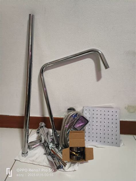 Hot Cold Shower Head Set Furniture Home Living Bathroom Kitchen Fixtures On Carousell