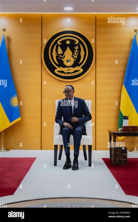 Kigali Ruanda 18th Dec 2023 Paul Kagame President Of Rwanda Taken