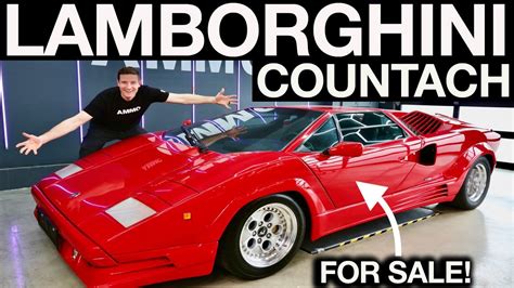 Lamborghini Countach Detail And Drive Of Crazy 80s Supercar YouTube