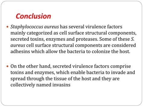 Staphylococcus Aureus Virulence Factores