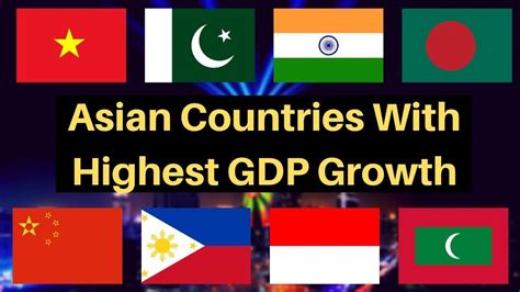 20 Fastest Growing Asian Countries 2020 Growth Rate Youtube