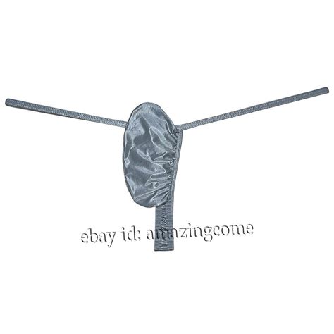 Men Push Out G String Underwear Enhance Pouch Bikini Thong Shiny T Back Lingerie Ebay