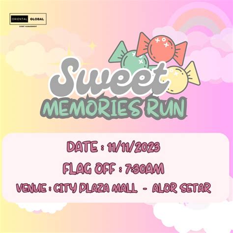 E Certificate Sweet Memories Run 2023 Alor Setar Howei Online