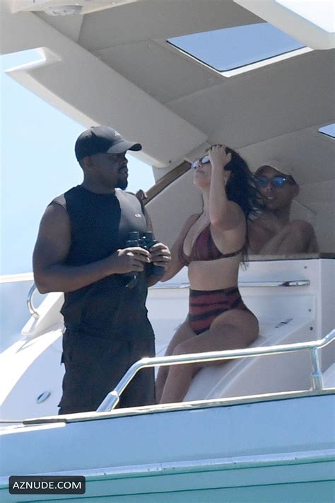 Kourtney Kardashian Wearing A Two Piece Bikini While Enjoying Her Vacation In Sardinia Aznude