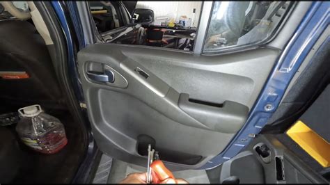 How To Remove Rear Door Panel Speaker Removal Nissan Navara III D40