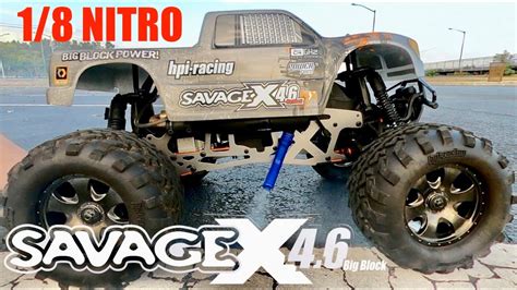 Hpi Savage X 46 Restoration And First Run Running Rich And Loud