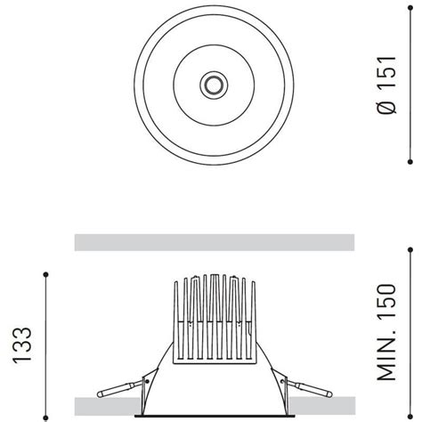 Downlight Led Encastrable Lex Eco Tunable White W Aiure