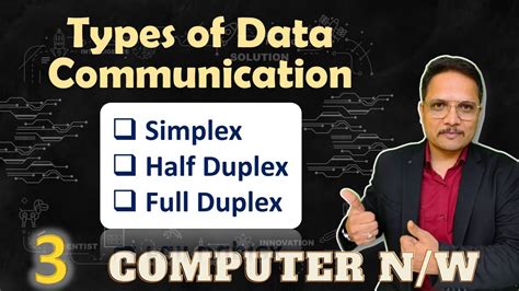 Types Of Data Communication In Computer Network Youtube