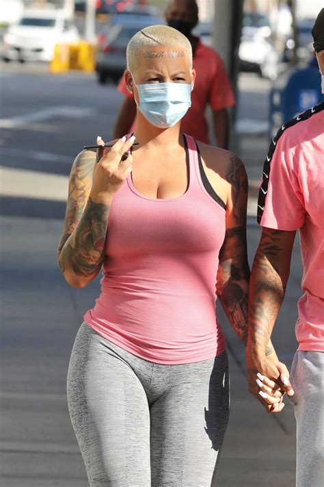AMBER ROSE Heading to a Gym in West Hollywood 11/04/2020 – HawtCelebs