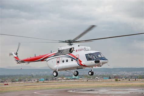 Rostec Makes The First Civilian Mi 8AMT Arctic Helicopter