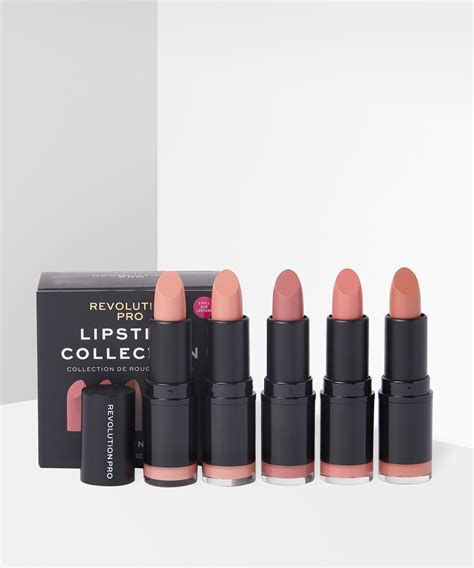 Revolution Pro Lipstick Collection Matte Nude At Beauty Bay