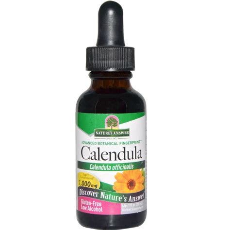 Calendula Flower Organic Alcohol Extract By Nature S Answer