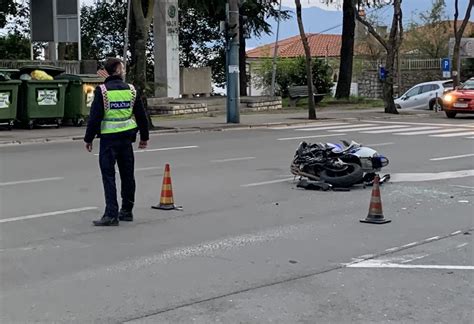 Vozačica motocikla riječkih tablica hitno prevezena u bolnicu nakon