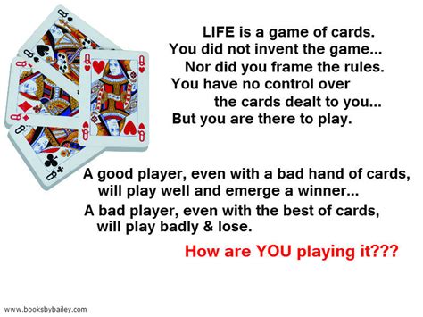 Card Game Quotes Quotesgram