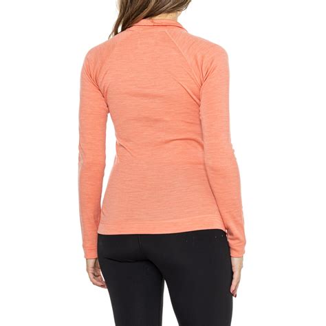 Smartwool Classic Thermal Base Layer Top Merino Wool Zip Neck Long