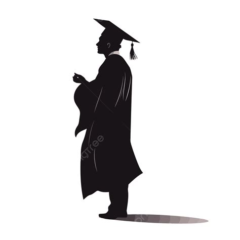 Graduate Silhouette Free Vector