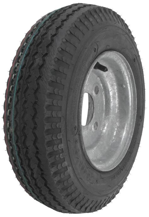 Kenda 4.80/4.00-8 Bias Trailer Tire with 8" Galvanized Wheel - 4 on 4 ...