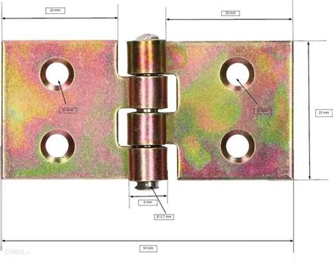 ZAWIAS BUDOWLANY SPLATANY 50x25 SKRZYNIOWY MEBLOWY Opinie I