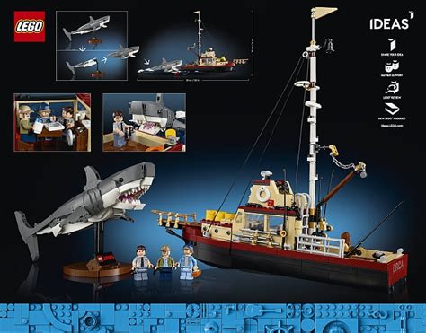 LEGO Ideas JAWS Set Coming with Boat & Shark!