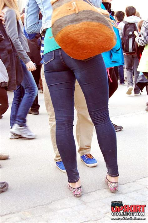 Real Amateur Public Candid Upskirt Picture Sex Gallery Impressive View Of Amateur Ass Jeans