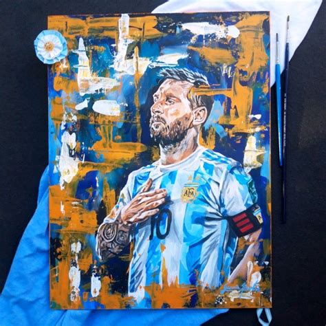 Painting Arte Art Drawing Draw Messi Futbol Argentina Lionel