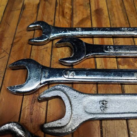 Ключи слесарные рожковые и накидные набор 8 шт. Цена за набор: 220 грн ...