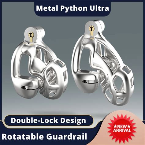 2022 New 316 Stainless Steel Python Ultra Cock Cage Double Lock