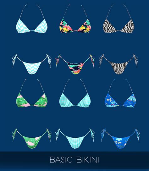 Kenzar Sims4 BASIC BIKINI Retexture 9 Dopecherryblossomheart