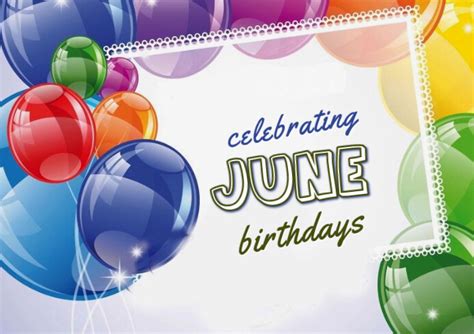 Maximalist Celebrating June Birthdays A4 Template Postermywall