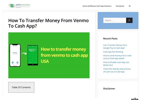 Venmo To Cash App Transfer Of Money Explore Here