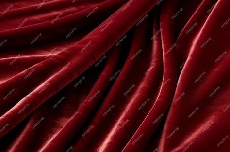 Premium Photo Velvet Elegance Luxurious Drapery Texture Setting