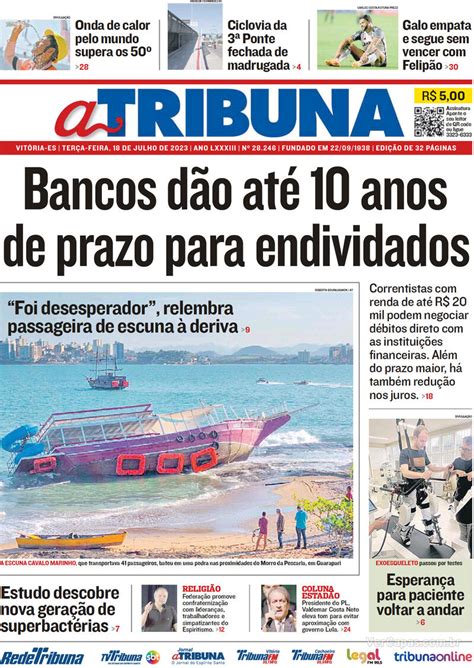 Capa A Tribuna Quarta De Maio De