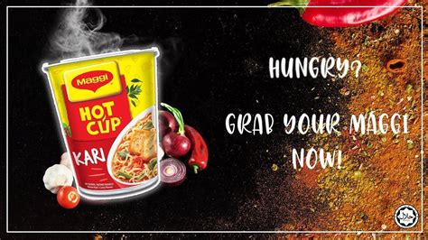 Ofiskita Nestle Maggi Hot Cup Curry Instant Noodles G