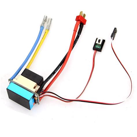 Waterproof Brushed Esc 320a 3s With Fan 5v 3a Bec T-plug For 1/10 Rc ...