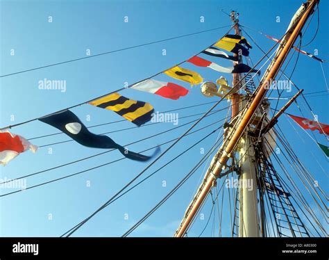 semaphore flags  res stock photography  images alamy
