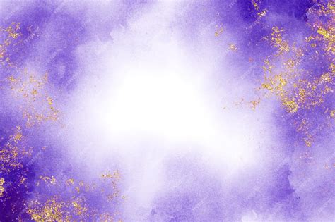 Premium Photo Purple And Gold Watercolor Background Texture Paper