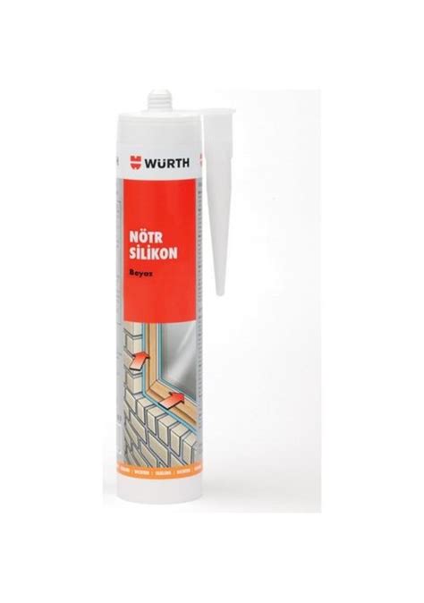 Würth Nötr Silikon Beyaz 310ml Fiyatları ve Özellikleri