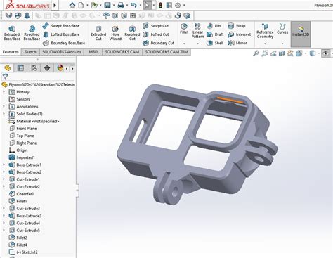 Archivo Stl Flywoo Naked Gopro Action Camera V Gp Gp Gp Gp Pro Casing Tpu Vertical