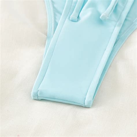 Factory Sales New Hot Selling Solid Belted Sexy One Pierce Bikini